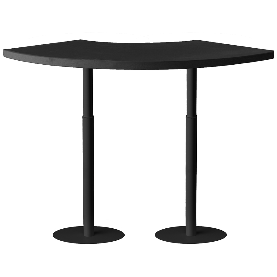 Стол коктейльный Twist Serpent S, Лакричный леденец + Total Black (телескопические ноги) - Фото миниатюра 1