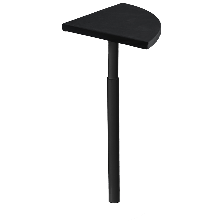 Стол коктейльный Twist Petal Лакричный леденец + Total Black (телескопическая нога) - Фото миниатюра 2