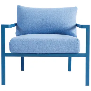 Кресло Huggi, Черничный йогурт + Blue Teddy