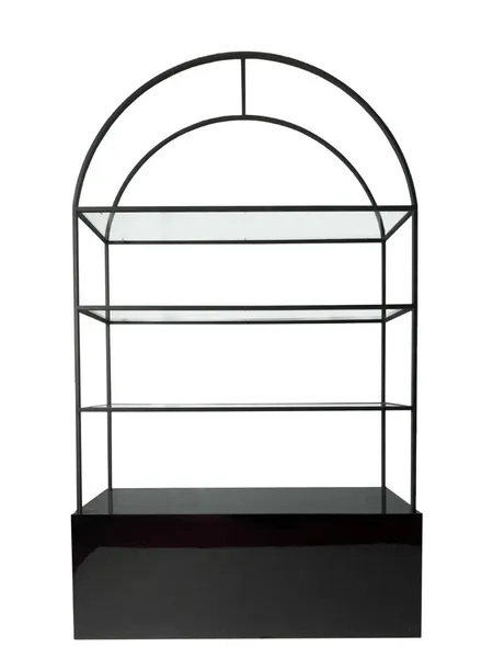 Стеллаж с черной тумбой Archie Total Black - Фото основное 1