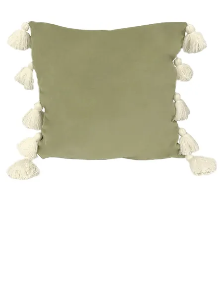 Подушка декоративная Tassel Green - Фото основное 1