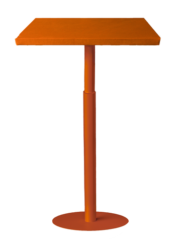 Стол коктейльный Twist Rectangle S, Тыквенный тарт + Marigold (телескопические ноги) - Фото основное 1
