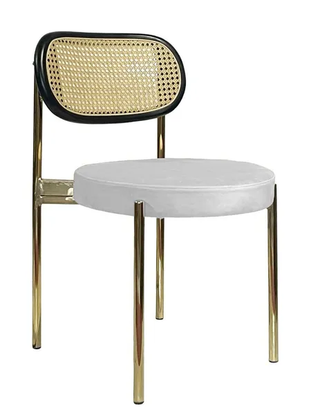 Стул Modern Gold, Black Rotango + Milky Way - Фото основное 1