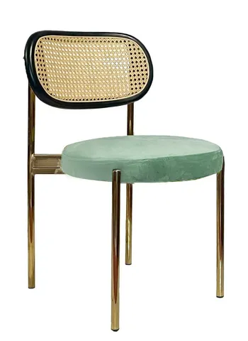 Стул Modern Gold, Black Rotango + Mint - Фото основное 1
