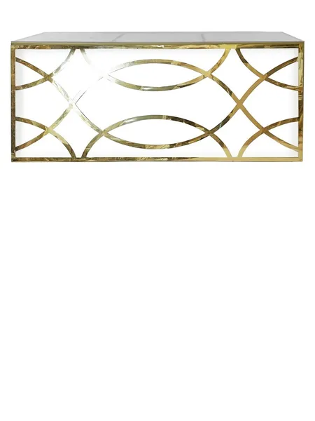 Стол-президиум Nautilus Rectangle Screen2 с матовым стеклом - Фото основное 1