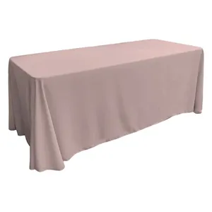 Скатерть велюр, бесшовная, пыльно-розовая, 300*675см