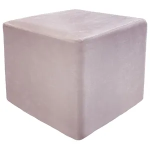 Пуф квадратный, велюр, Light Pink