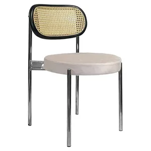 Стул Modern Silver, Black Rotango + Cream Bisquit