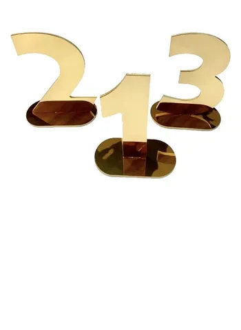 Номерки стола Numero Gold - Фото основное 1