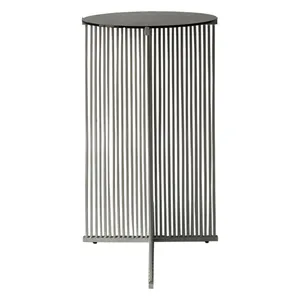 Коктейльный стол Shredder Silver c черной столешницей - Фото 2