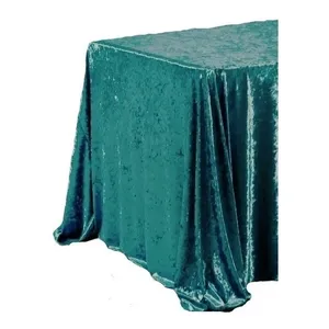 Скатерть велюр, бесшовная, бирюзовая (предзаказ за 3 дня)