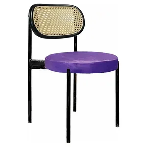 Стул Modern Black, Black Rotango + Mysterious purple