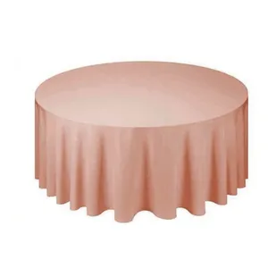 Скатерть персиковая, ПЛОТНАЯ (без швов на столешнице)