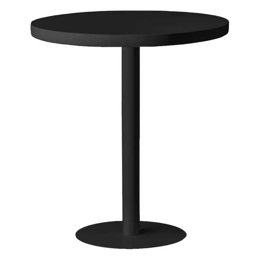 Стол коктейльный Twist Circle Black  (телескопическая нога) - Фото миниатюра 3