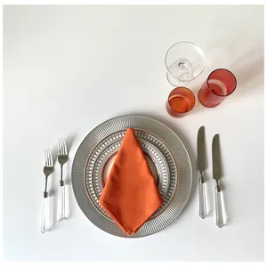 Салфетка из смесового льна, Бархатные ноготки - Фото 2