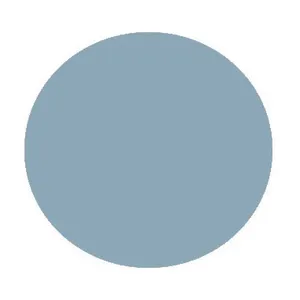 Чехол на пуф, серо-голубой