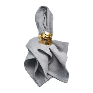 Салфетка органический хлопок Grey Blue