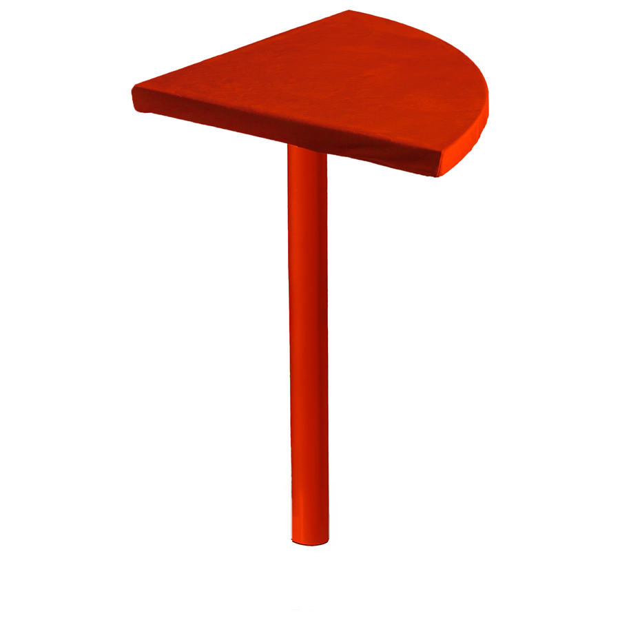 Стол коктейльный Twist Petal, Красный бархат + Passion Expression (телескопическая нога) - Фото миниатюра 4