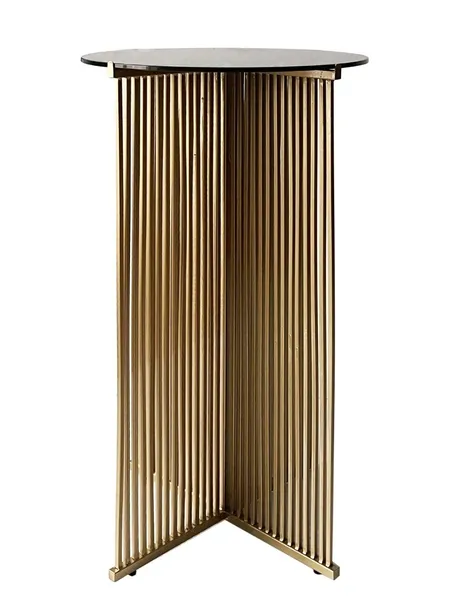 Коктейльный стол Shredder Gold c черной столешницей - Фото основное 1