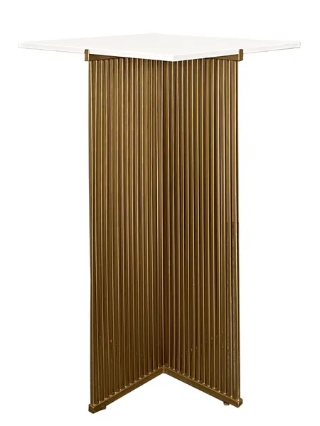 Коктейльный стол Shredder Gold Square - Фото основное 1