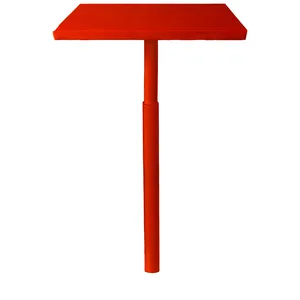 Стол коктейльный Twist Rectangle S, Красный бархат + Passion Expression (телескопическая нога) - Фото 2