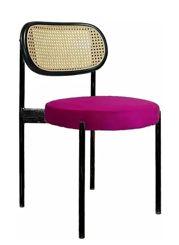 Стул Modern Black, Black Rotango + Inviting fuchsia - Фото основное 1