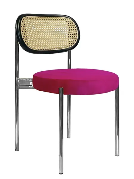 Стул Modern Silver, Black Rotango + Inviting fuchsia - Фото основное 1