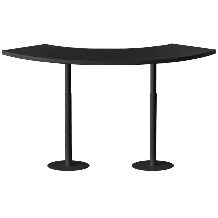 Стол коктейльный Twist Serpent M, Лакричный леденец + Total Black (телескопические ноги) - Фото миниатюра 1