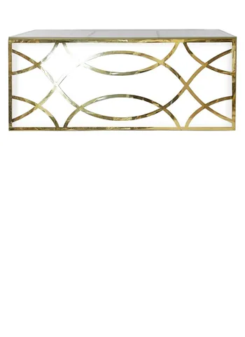 Стол-президиум Nautilus Rectangle Screen2 с матовым стеклом - Фото основное 1
