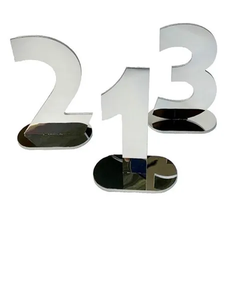 Номерки стола Numero Silver - Фото основное 1