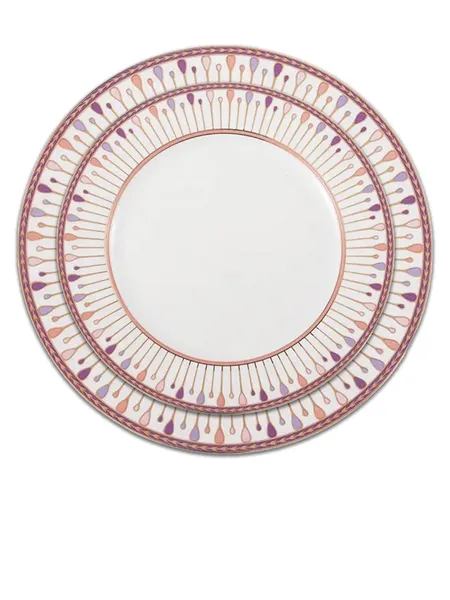 Сет тарелок Pattern Pink S и M - Фото основное 1