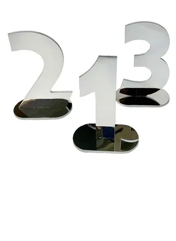 Номерки стола Numero Silver - Фото основное 1
