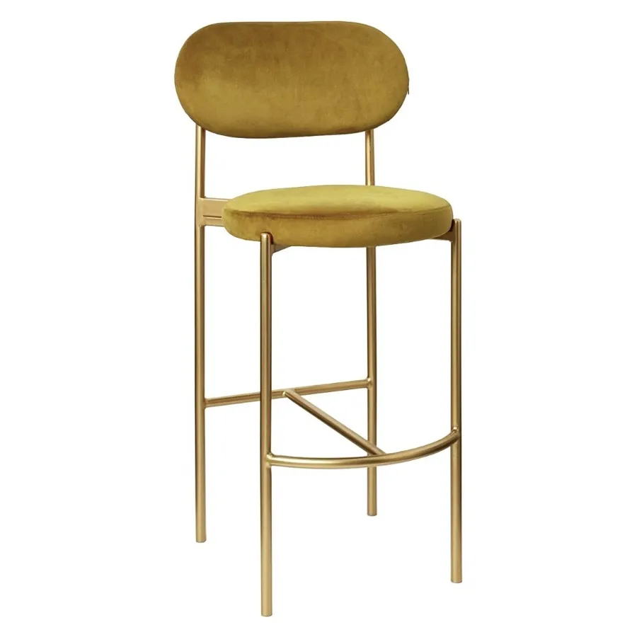Стул барный Modern Comfy Golden Ocher  (любой цвет каркаса) - Фото основное 1