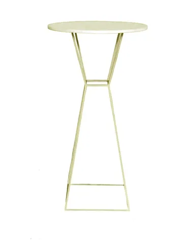 Коктейльный столик Hourglass Gold Circle - Фото основное 1