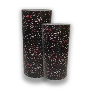 Сет колонн Tubus Terrazzo черный LM