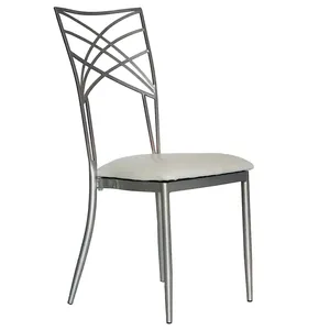 Стул Hameleon серебро, эко-кожа, белый
