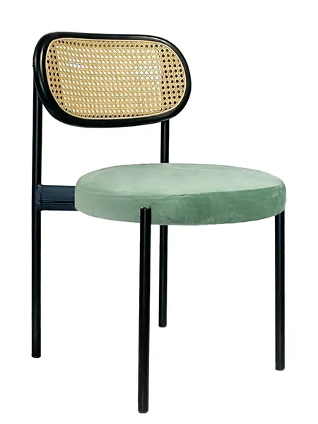 Стул Modern Black, Black Rotango + Mint - Фото основное 1