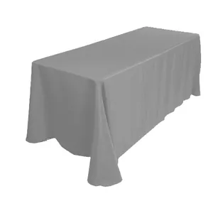 Скатерть серо-голубая, ПЛОТНАЯ (450*250см)