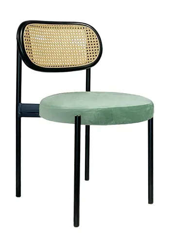 Стул Modern Black, Black Rotango + Mint - Фото основное 1