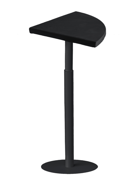 Стол коктейльный Twist Petal Лакричный леденец + Total Black (телескопическая нога) - Фото основное 1