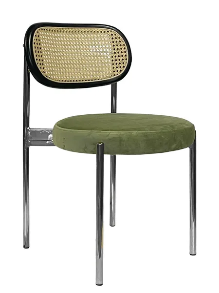 Стул Modern Silver, Black Rotango + Matcha - Фото основное 1