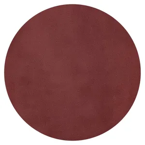 Чехол на круглый пуф, терракотовый