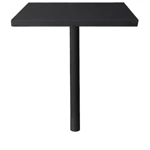 Стол коктейльный Twist Rectangle S, Лакричный леденец + Total Black (телескопические ноги) - Фото 3
