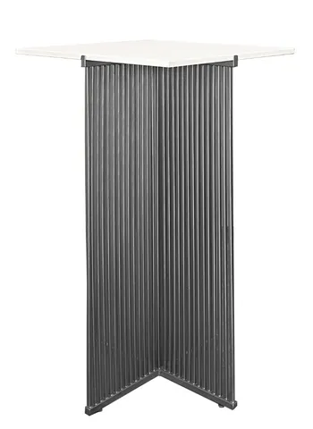 Коктейльный стол Shredder Silver Square - Фото основное 1