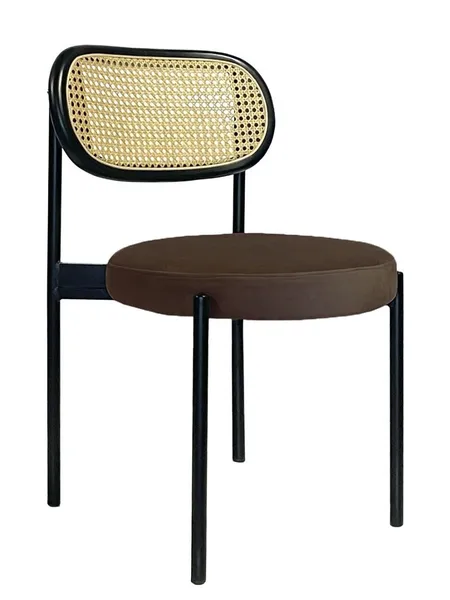Стул Modern Black, Black Rotango + Choco mocca - Фото основное 1