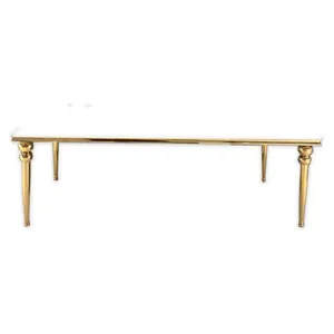 Каркас стола Rectangle-240, золотой + ножки 4шт, n5