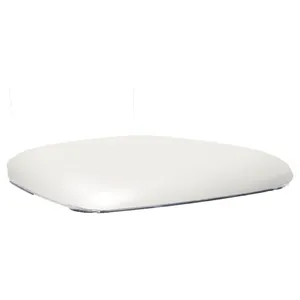 Подушка на липучках, белая кожа