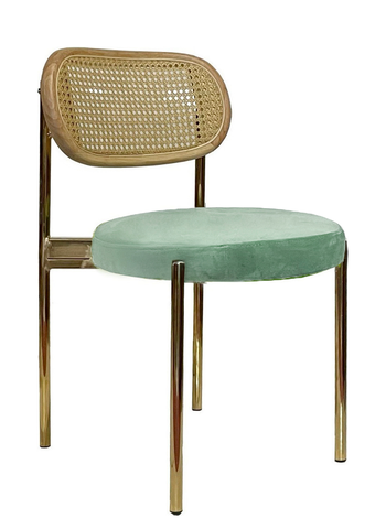 Стул Modern Gold, Natural Rotango + Mint - Фото основное 1