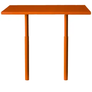 Стол коктейльный Twist Rectangle M, Тыквенный тарт + Marigold (телескопические ноги) - Фото 2