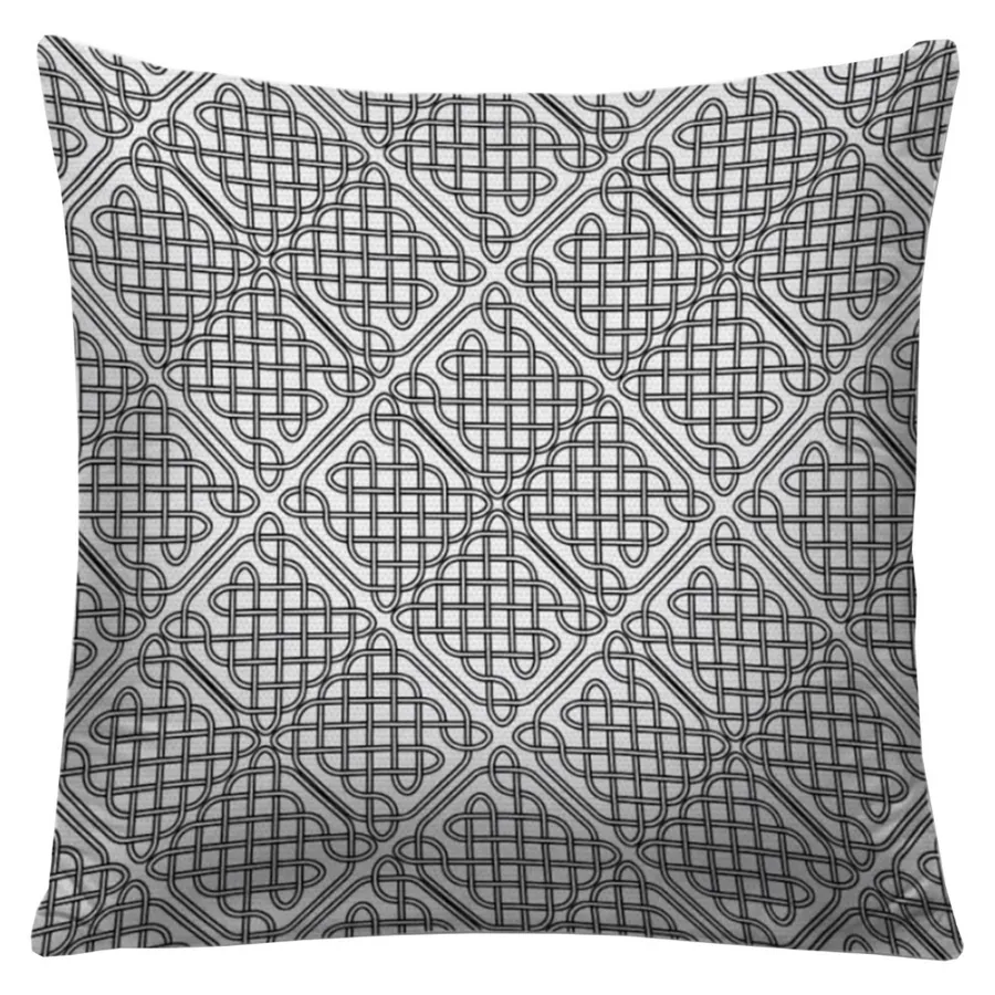 Подушка декоративная Black or White 3 - Фото миниатюра 1
